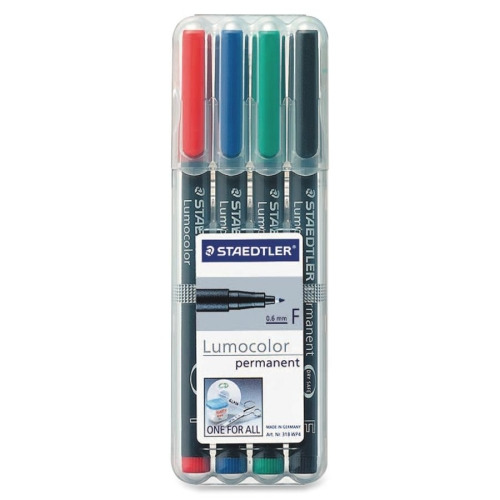 Staedtler Lumocolor Permanent Special Marker STD318WP4