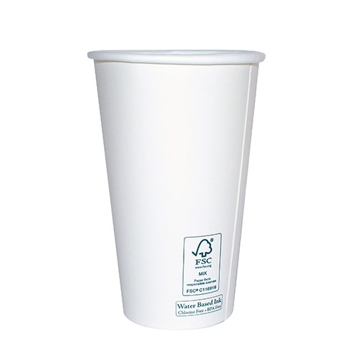 50-1000 Packs 12 oz Paper Coffee Cups Disposable Paper Cups White Hot Drink  Cups