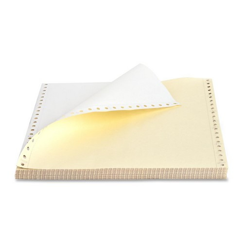 Sparco Dot Matrix Print Continuous Paper 8 1/2x11 - White