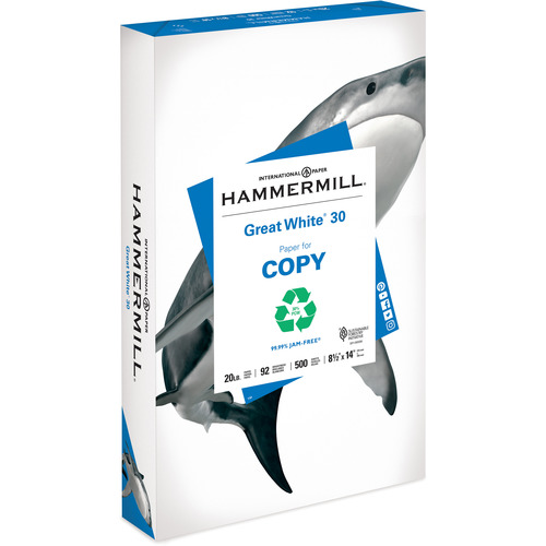 Hammermill Paper for Copy 8.5x14 Laser, Inkjet Recycled Paper