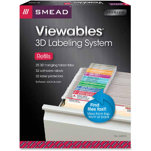 Smead Viewables Color Labeling System, 25 / Box SMD64905