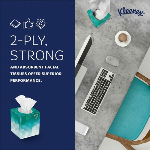Kleenex Professional Facial Tissue Cube for Business - KCC21270CT