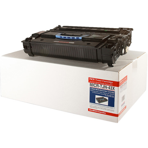 microMICR MICR Toner Cartridge - Alternative for HP 43X - Laser - 30000 Pages - Black - 1 Each microMICR MICR Toner Cartridge - Alternative for HP 43X - Laser - 30000 Pages - Black - 1 Each