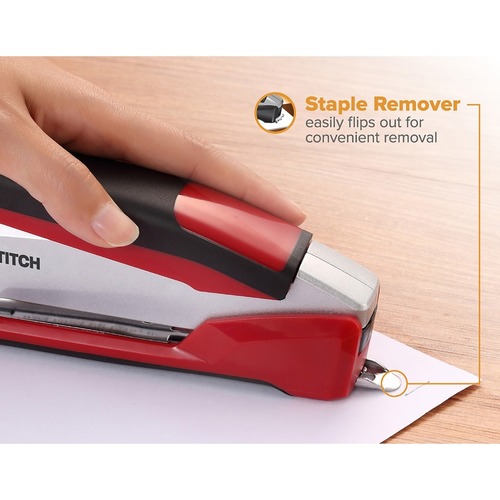 Desktop Stapler 20-Sheet Capacity Red - PaperPro InPower