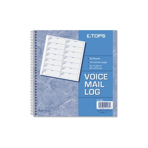 TOPS Voice Message Log Book