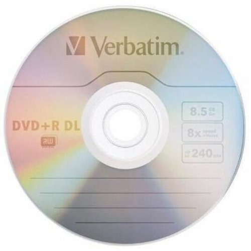 Verbatim 96542 DVD Recordable Media - DVD+R DL - 8x - 8.50 GB - 30