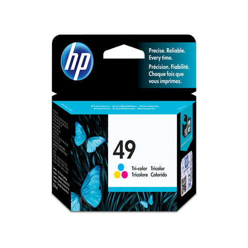 Tri-Color Remanufactured Ink Cartridge for Hewlett Packard 51649A HP 49 