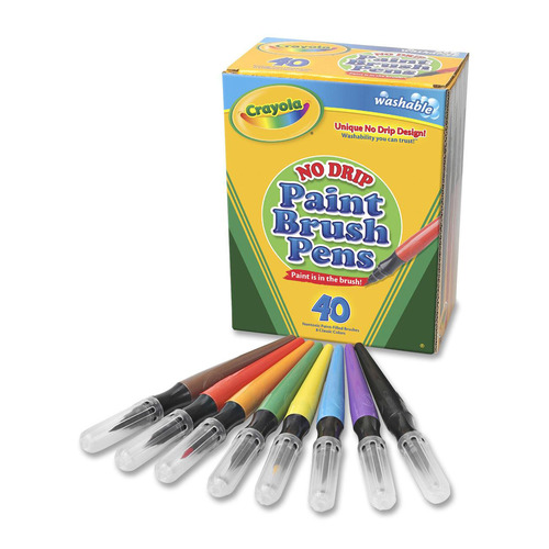 Crayola Washable Paint Brush Pens - CYO546203 