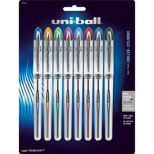 Carton Uni Ball Gellyz Quicksilver Roller Ball Gel Pen 8mm Point 5 Color  Pack San69855 