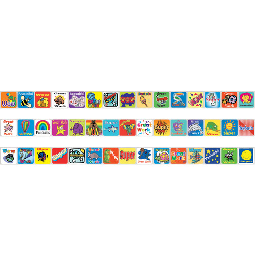 Pacon Plastic Apple Reward Stickers - 1