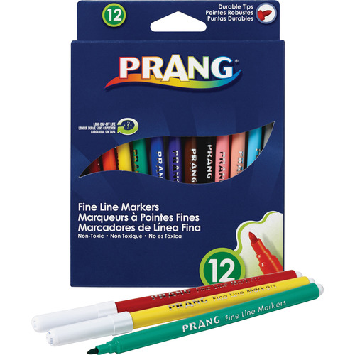 Prang Fine Line Markers - set of 12