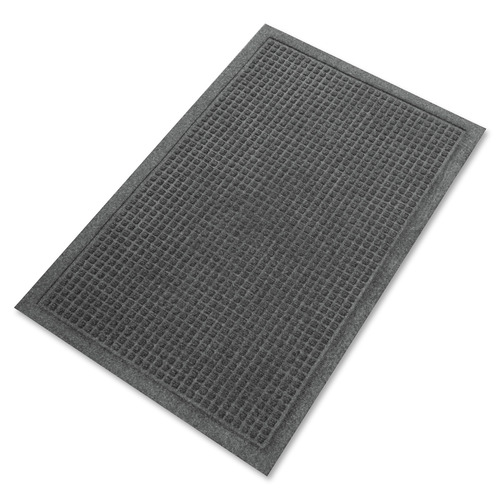 Genuine Joe Versa-Lite Anti-Microbial Rubber Mat - Black