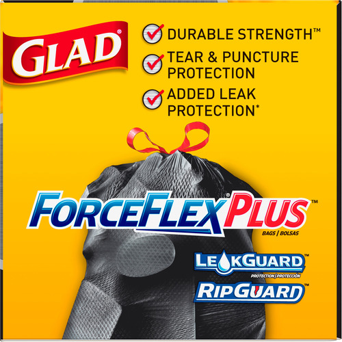 ForceFlexPlus Drawstring Large Trash Bags by Glad® CLO70359