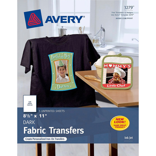 Avery Inkjet Ironon Transfer Paper AVE3279