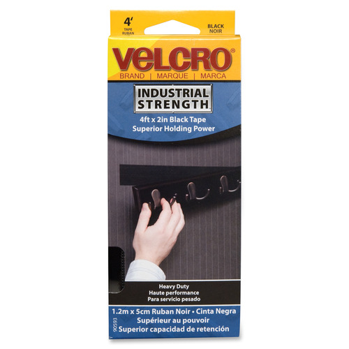 VELCRO Brand-Industrial Strength, Indoor & Outdoor Use, Superior Holding  Power on Smooth Surfaces, Size 4ft x 2in
