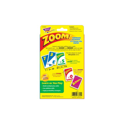 Zoom Math Card Game by TREND® TEPT76304