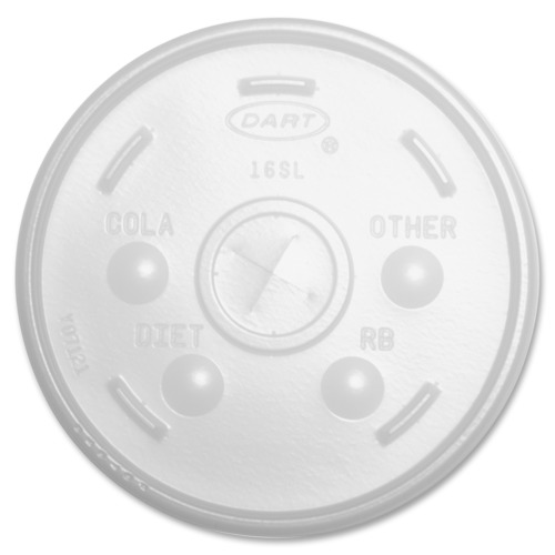 Plastic Lids for Foam Cups by Dart® DCC12JL