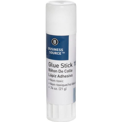Business Source Glue Stick - 0.74 oz - 1 Each - White Business Source Glue Stick - 0.74 oz - 1 Each - White