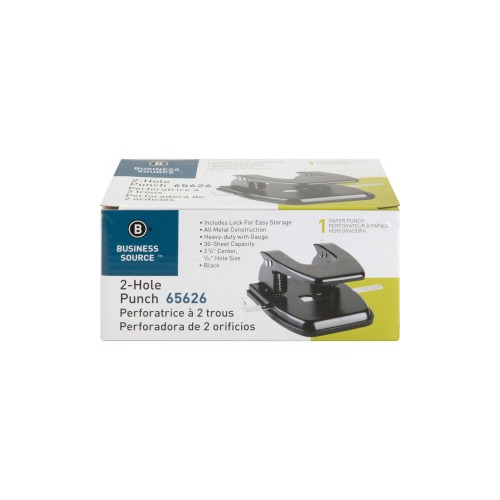 Business Source 65626 Heavy-duty Hole Punch Bsn65626 for sale online 