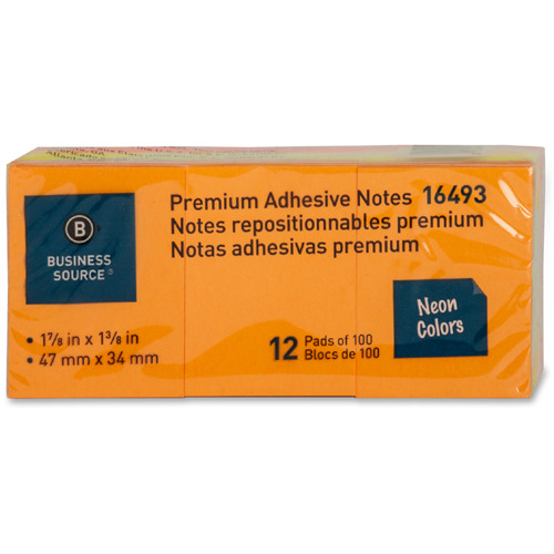 Business Source Premium Repostionable Adhesive Notes - 1.50 Business Source Premium Repostionable Adhesive Notes - 1.50
