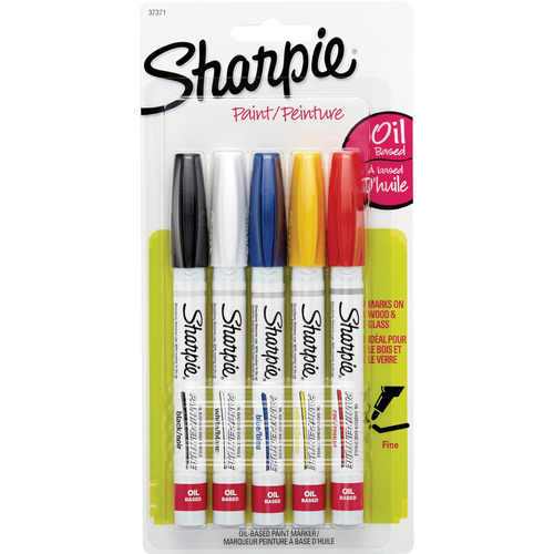 Sharpie SAN35531 Paint Marker, Oil Base, Extra Fine Point, White :  : Office Products