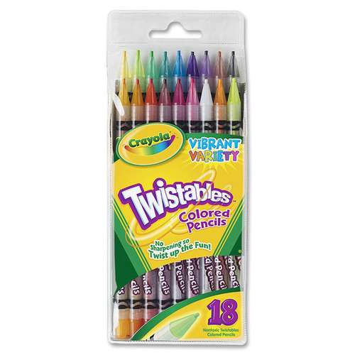 16 Colors Twist Colored Pencil Set, Set for Adults and Kids, Drawing Pencils