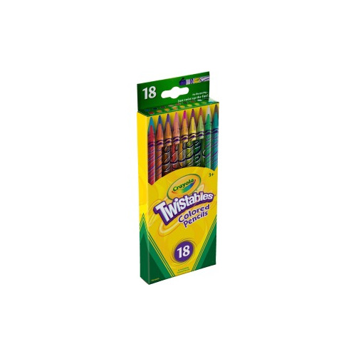 Crayola Twistables Color Pencils Assorted Colors Set Of 18