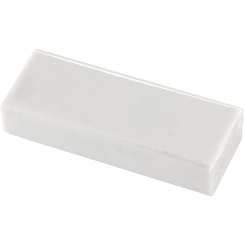 Baumgartens White Block Eraser Latex free Phthalate free Pliable
