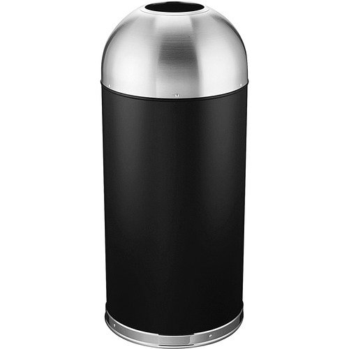 Genuine Joe 15 Gallon Dome Top Trash Receptacle - 15 gal Capacity - Durable, Powder Coated, Easy to Clean - 40 Genuine Joe 15 Gallon Dome Top Trash Receptacle - 15 gal Capacity - Durable, Powder Coated, Easy to Clean - 40