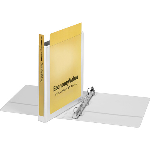 Cardinal EconomyValue ClearVue Slant-D Ring Binder - 1