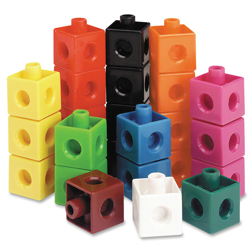Learning Resources Snap Cubes 1-piece Activity Set - Skill Learning: Building, Grouping, One-to-One Correspondence, Fine Motor, Counting - 5 Year & Up - 100 Pieces - Multi