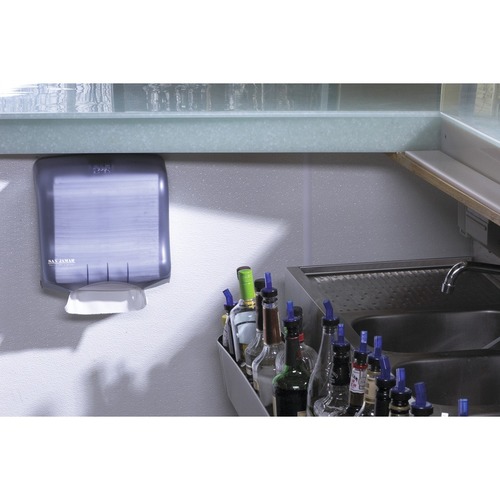 Clear Plastic Paper Towel Holder For Multi And C-Fold Towels - 10