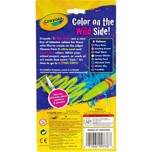 Crayola eXtreme Colors Twistable Crayons - CYO529738 