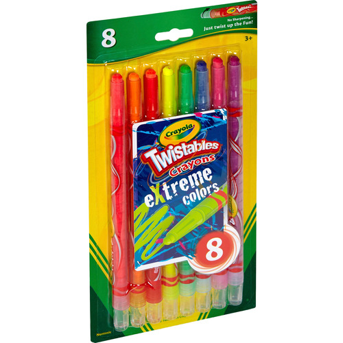 Crayola eXtreme colors colored pencils, markers & twistables: What's Inside  the Box