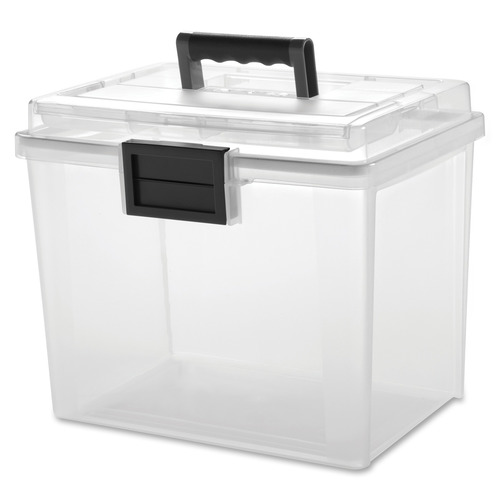 Iris Portable Letter-Size File Box