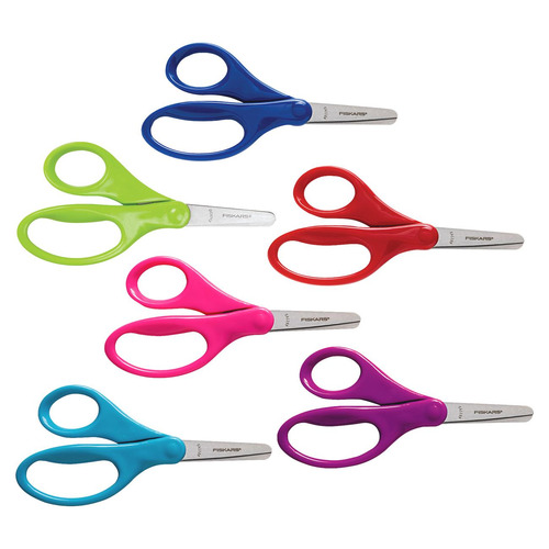 Fiskars Student Scissors Grades 57 Straight Assorted Colors