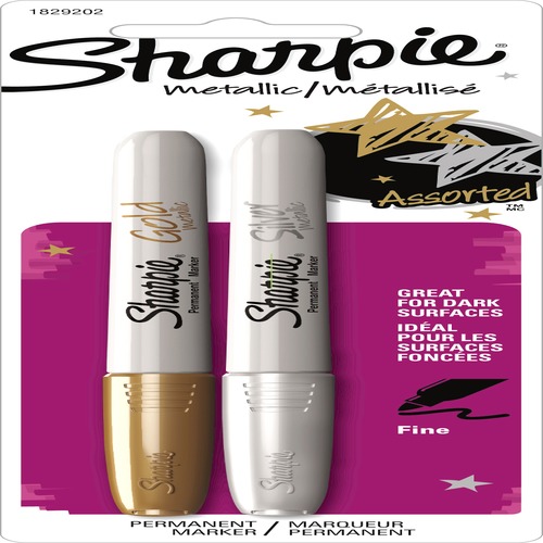 Sharpie Precision Permanent Marker Set - 12 Count - Fine Point - Gold &  Silver