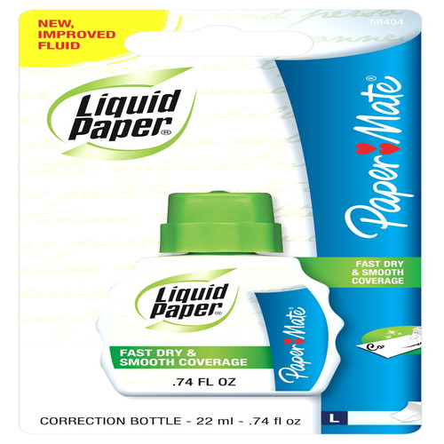 Liquid Paper Smooth Coverage Correction Fluid Fast Dry 22 mL