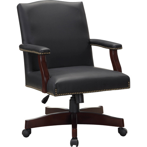 Lorell Traditional Executive Bonded Leather Chair - LLR68250 - Shoplet.com