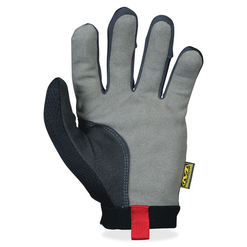 Mechanix Wear 2-way Stretch Utility Gloves - 9 Size Number - Medium Size - Black - Stretchable, Air Vent, Reinforced Palm Pad, Snag Resistant, Hook & Loop - 1 / Pair