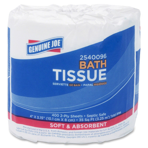 Genuine Joe 2-ply Standard Bath Tissue Rolls - GJO2540096