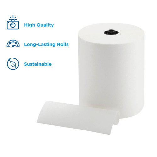 Kraft Paper Towel Rolls For Electric Paper Towel Dispenser - 8Dia