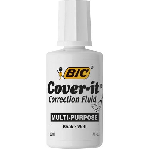 Wite-Out Cover-it Correction Fluid - BICWOC12WEDZ 