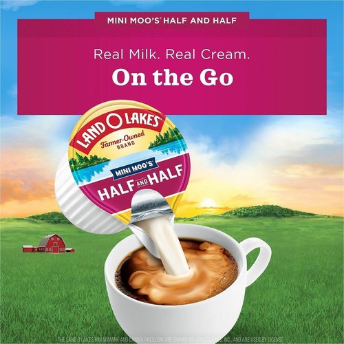 International Delight Land O Lakes Mini Moo's Half & Half Cream