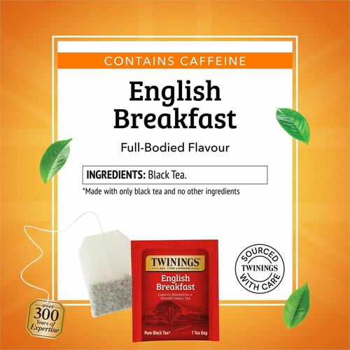 Twinings of London English Breakfast Black Tea Bag - TWG09181