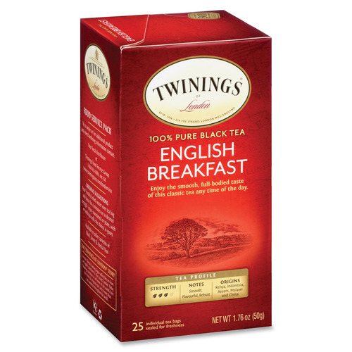 Twinings of London English Breakfast Black Tea Bag - TWG09181