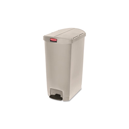 Rubbermaid Commercial Slim Jim 18G End Step Container - 18 gal Capacity - 30.8 Rubbermaid Commercial Slim Jim 18G End Step Container - 18 gal Capacity - 30.8