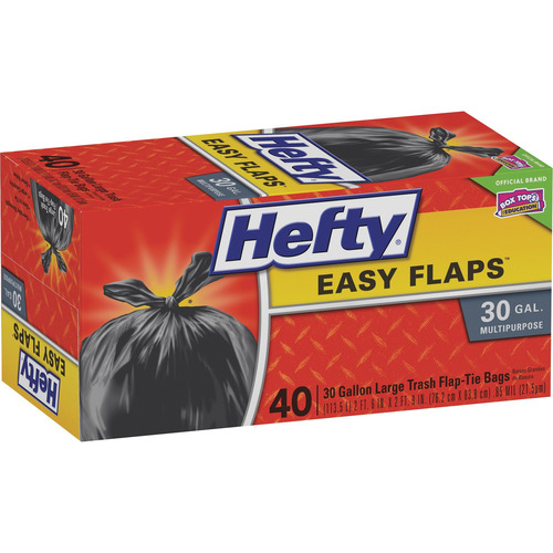 Our Brand Large Outdoor Flap Tie Trash Bags 30 Gallon