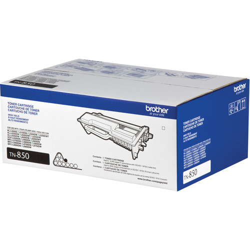  Brother TN-850 DCP-L5500 L5600 L5650 HL-L5000D L5100 L5200  L5200 Toner Cartridge (Black) in Retail Packaging - 2 Pack : Office Products