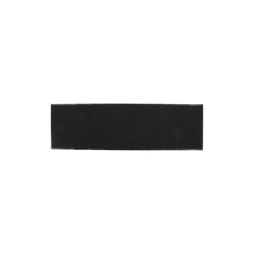 Genuine Joe Clean Step Outdoor Scraper Mat, 3 x 5 ft, Rubber, Black